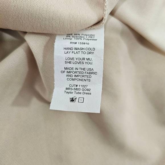 Show Me Your Mumu Taylor Tube Dress Gold Ombre Sequins Sz XL - Picture 4 of 10